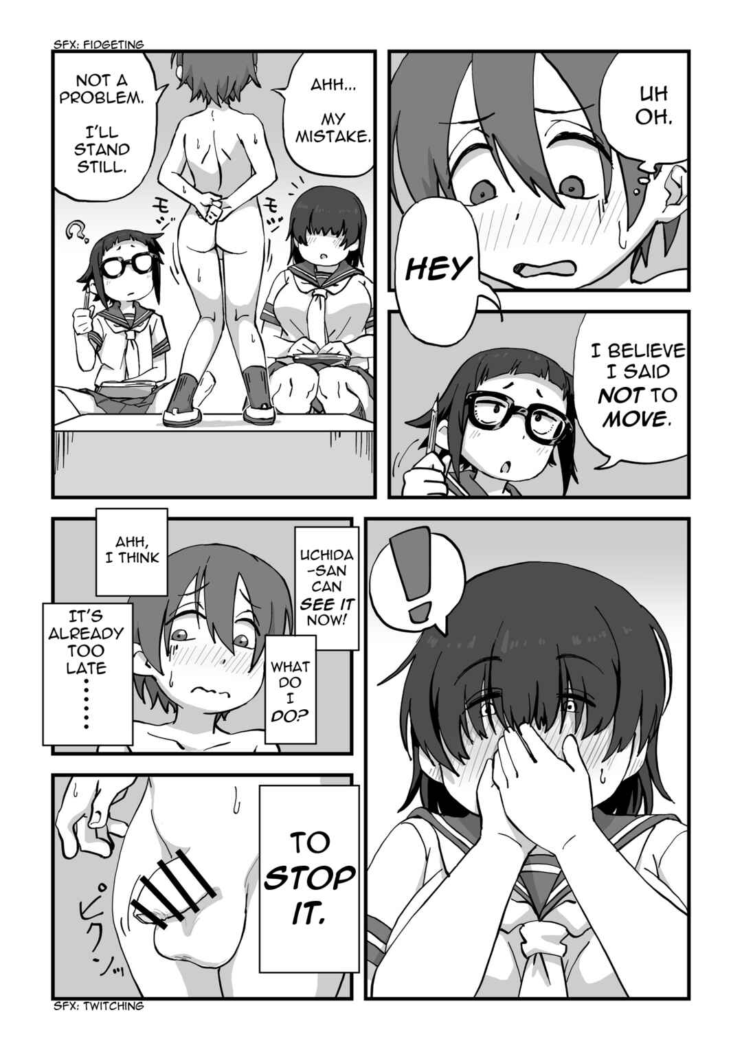 Page 9 Chapter 1 Im the Manga Clubs Naked Model