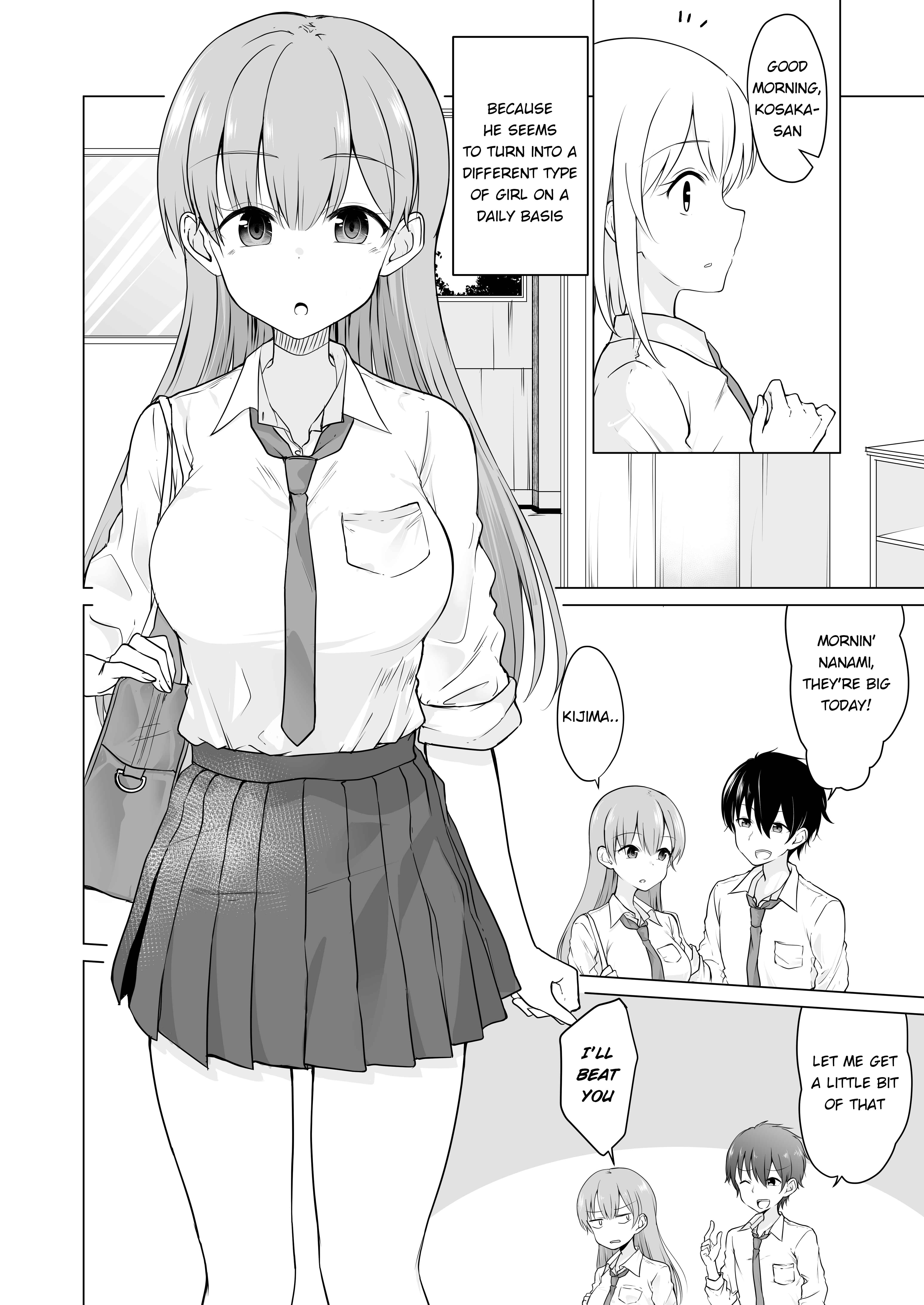 Page 2 Chapter 1 A Story About a Boy Who Randomly Become a Girl of Various Type When He Wakes Up in The Morning