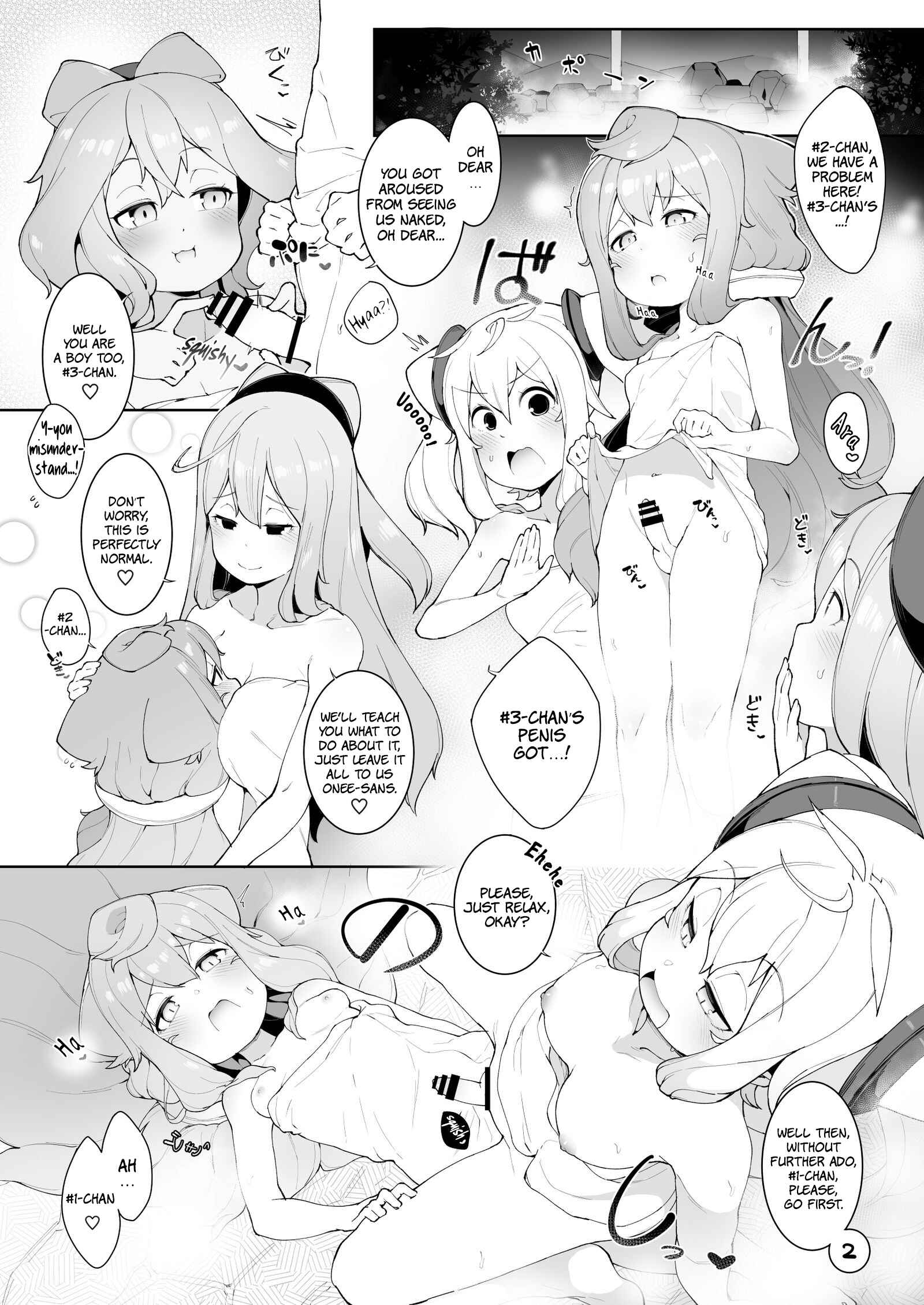 Page 3 Chapter Unknown_2ba6 A Book About #3-kun Advancing in Sexual Things with the Onee-sans in the Onsen