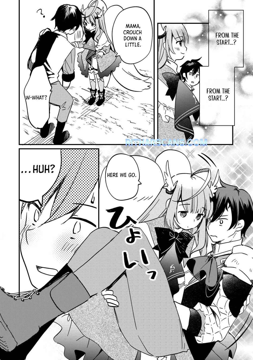 Page 17 Chapter 1.2 Tokage (Hontou wa Shinryuu) wo Shoukan Shita Seijuu Tsukai, Ryuu no Senaka de Kaitaku Life