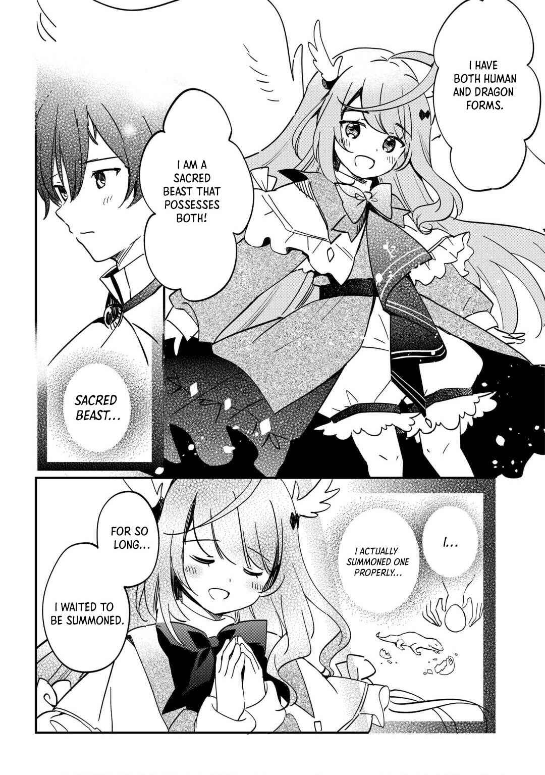Page 6 Chapter 1.2 Tokage (Hontou wa Shinryuu) wo Shoukan Shita Seijuu Tsukai, Ryuu no Senaka de Kaitaku Life