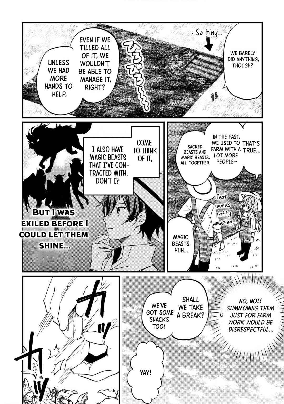 Page 4 Chapter 6 Tokage (Hontou wa Shinryuu) wo Shoukan Shita Seijuu Tsukai, Ryuu no Senaka de Kaitaku Life