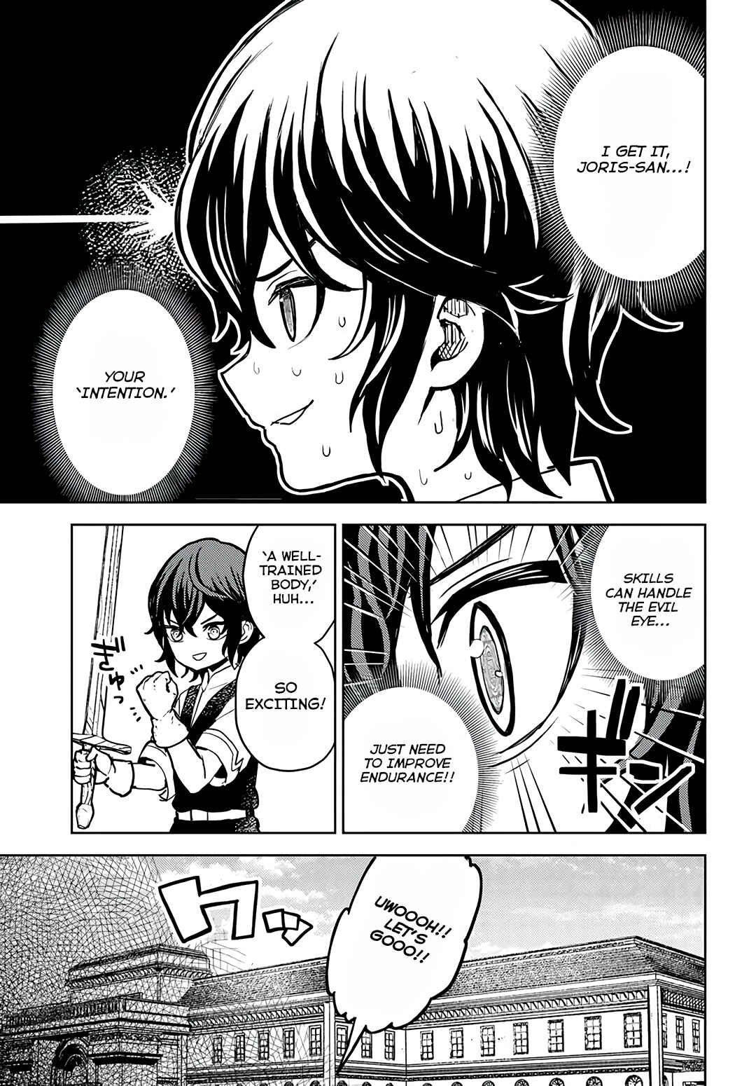 Page 8 Chapter 2.1 Magan no Akuyaku ni Tensei Shita no de Oshi Chara wo Mimamoru Mob wo Mezashimasu