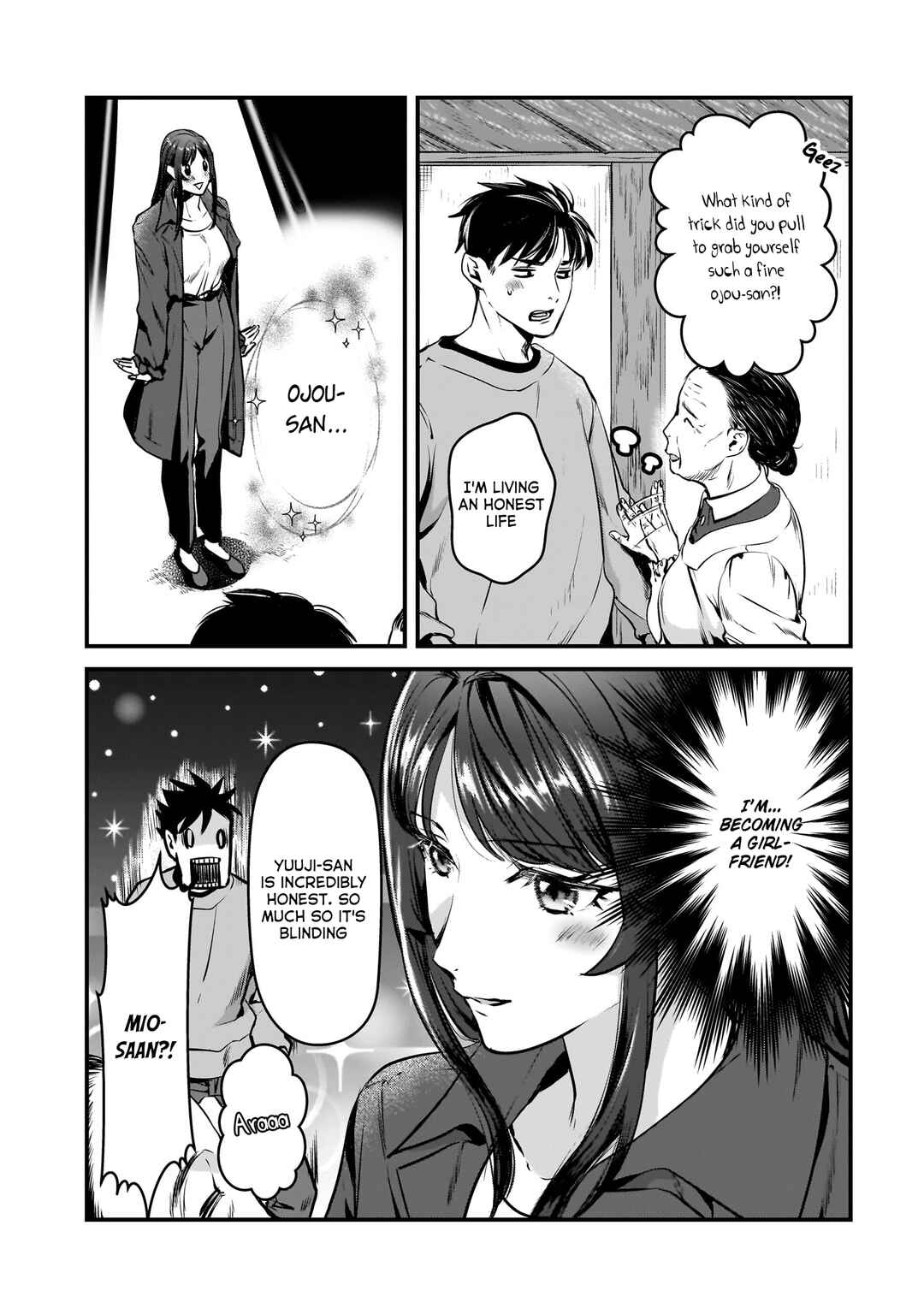 Page 12 Chapter 28 Tsuki 50-man Moratte mo Ikigai no nai Tonari no Onee-san ni 30-man de Yatowarete Okaeri tte Iu Oshigoto ga Tanoshii