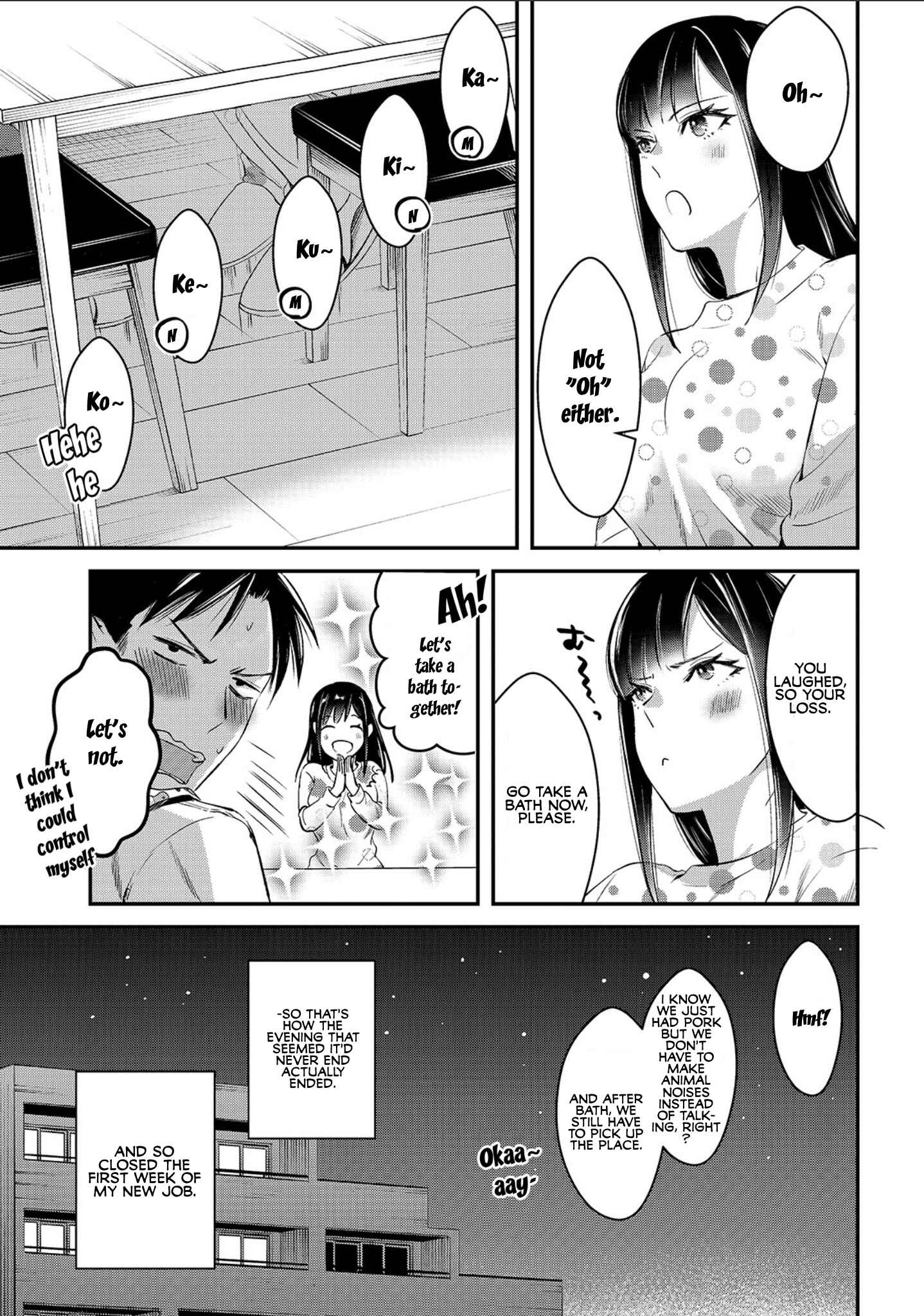 Page 21 Chapter 2 Tsuki 50-man Moratte mo Ikigai no nai Tonari no Onee-san ni 30-man de Yatowarete Okaeri tte Iu Oshigoto ga Tanoshii