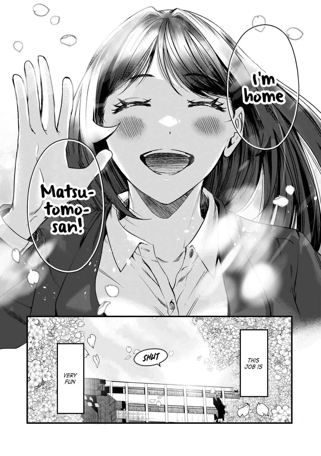 Page 37 Chapter 30 Tsuki 50-man Moratte mo Ikigai no nai Tonari no Onee-san ni 30-man de Yatowarete Okaeri tte Iu Oshigoto ga Tanoshii