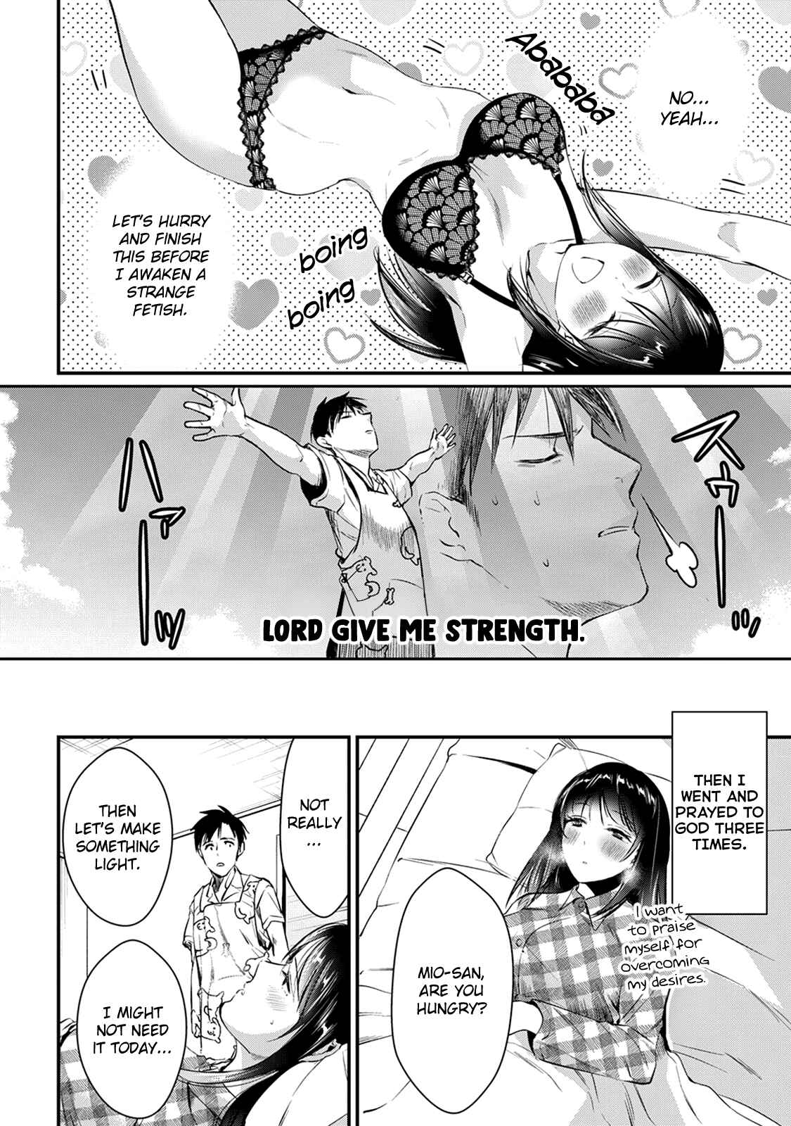Page 14 Chapter 4 Tsuki 50-man Moratte mo Ikigai no nai Tonari no Onee-san ni 30-man de Yatowarete Okaeri tte Iu Oshigoto ga Tanoshii