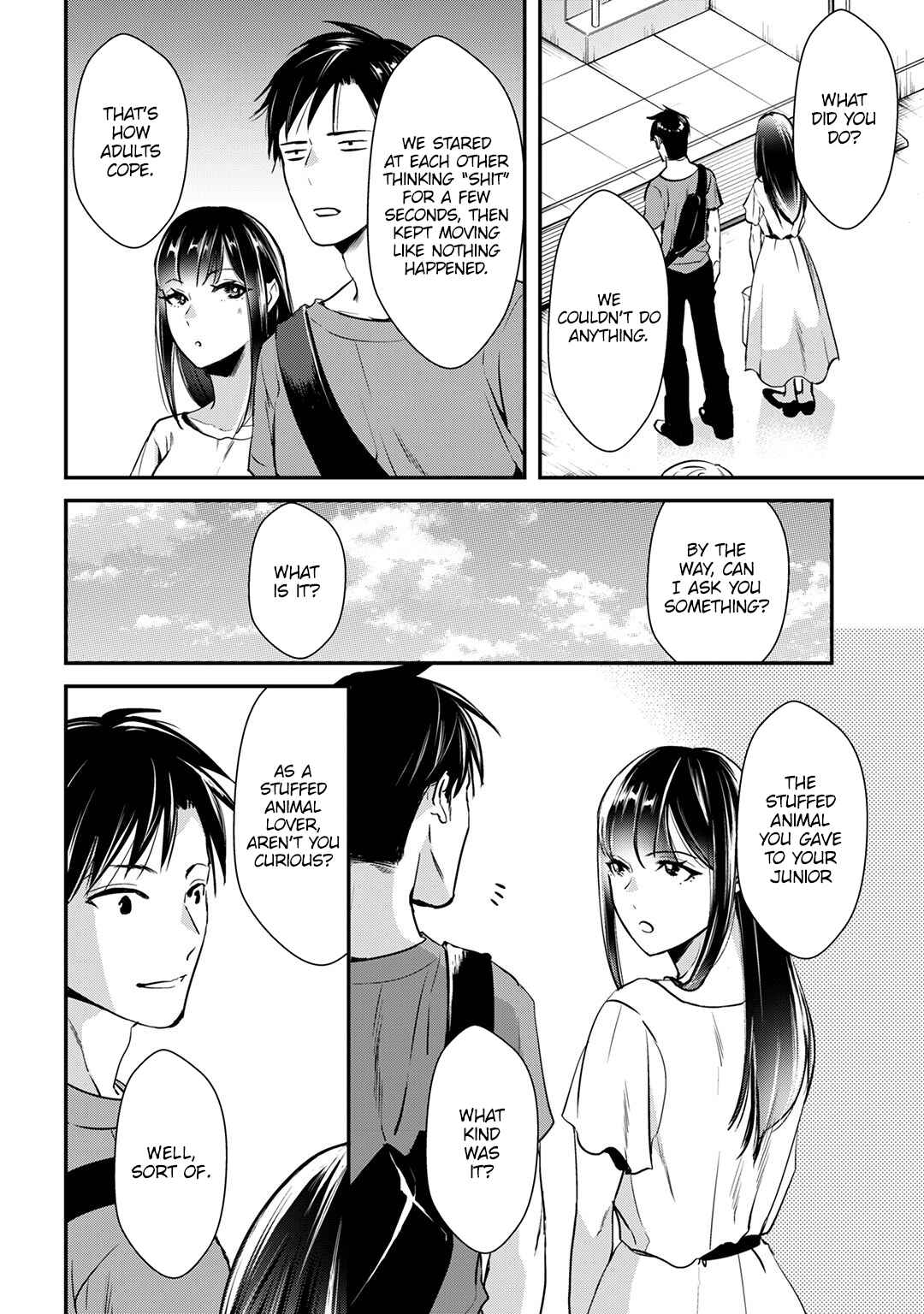 Page 12 Chapter 3 Tsuki 50-man Moratte mo Ikigai no nai Tonari no Onee-san ni 30-man de Yatowarete Okaeri tte Iu Oshigoto ga Tanoshii