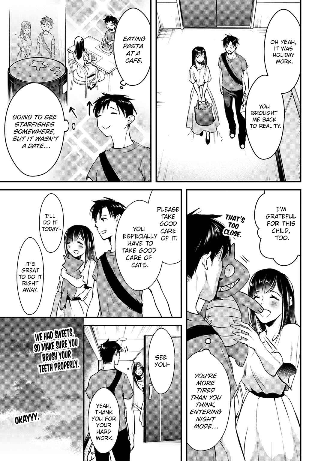 Page 21 Chapter 3 Tsuki 50-man Moratte mo Ikigai no nai Tonari no Onee-san ni 30-man de Yatowarete Okaeri tte Iu Oshigoto ga Tanoshii