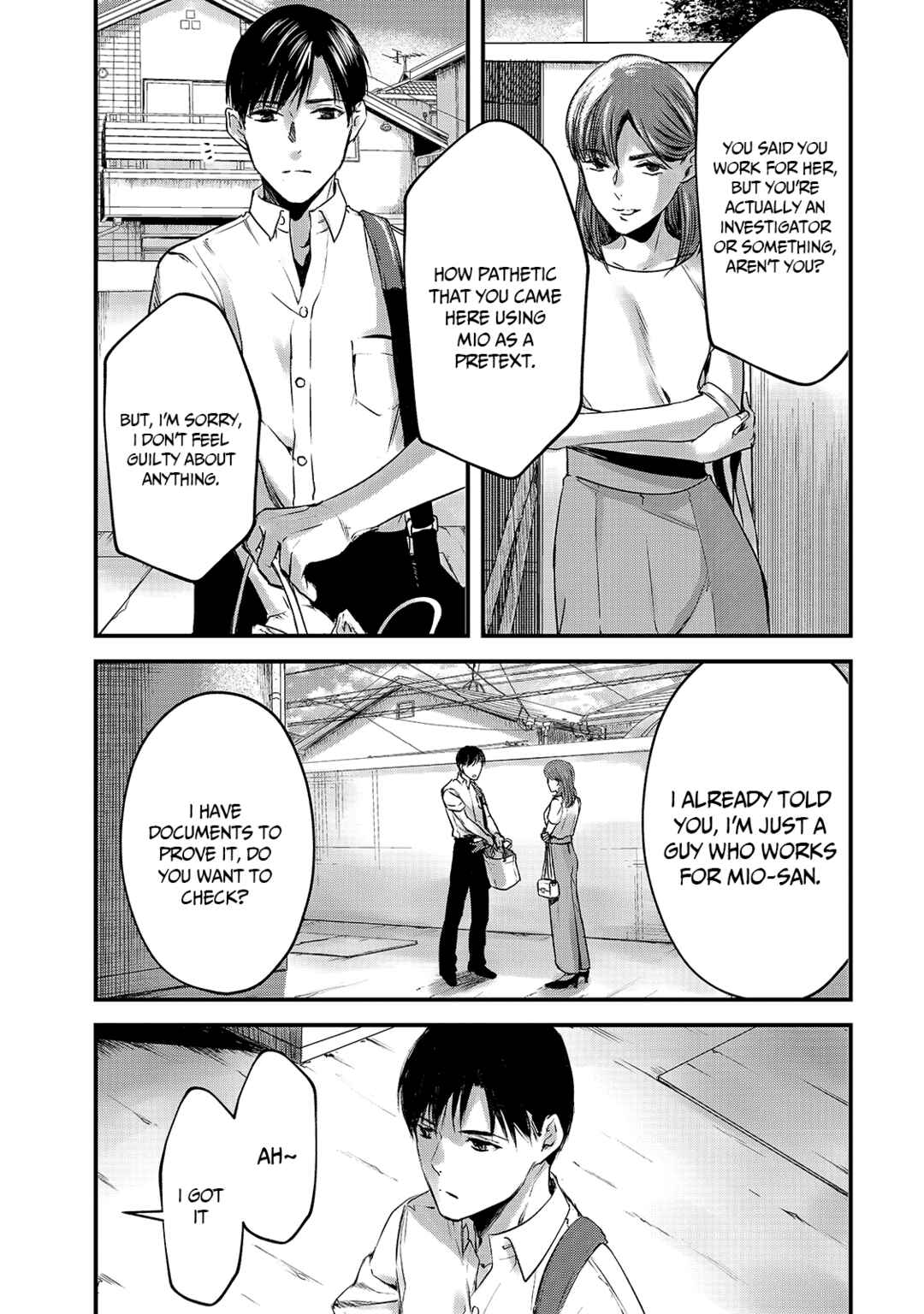 Page 28 Chapter 10 Tsuki 50-man Moratte mo Ikigai no nai Tonari no Onee-san ni 30-man de Yatowarete Okaeri tte Iu Oshigoto ga Tanoshii