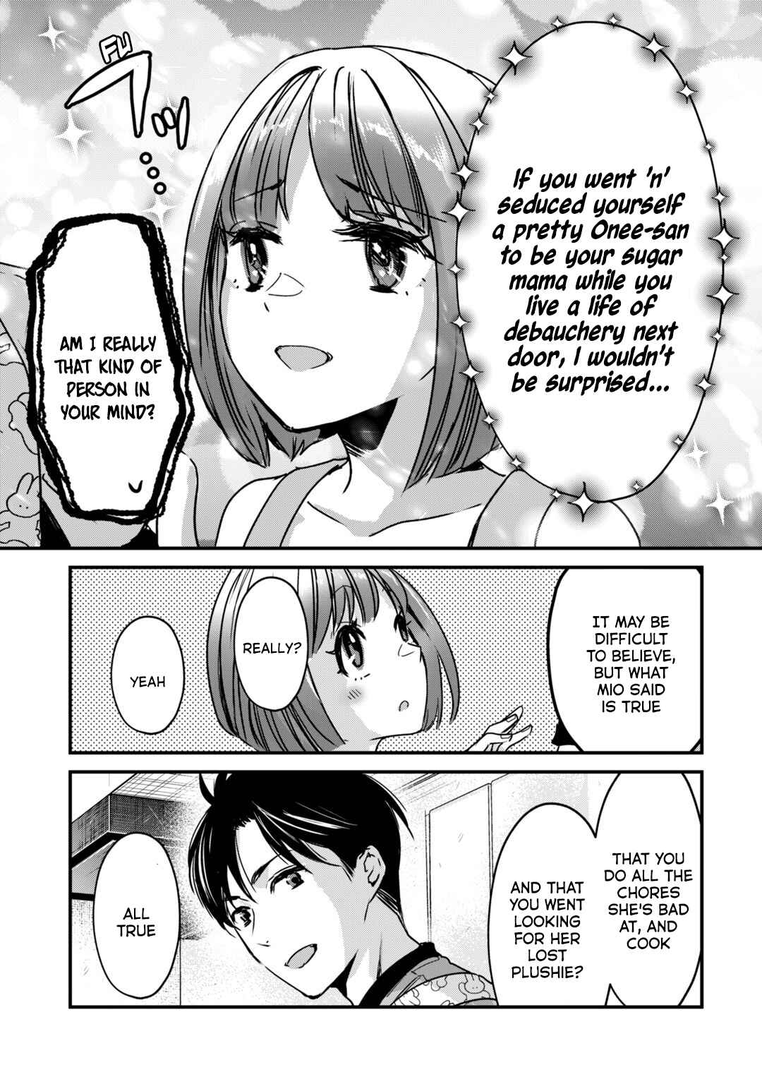 Page 16 Chapter 17 Tsuki 50-man Moratte mo Ikigai no nai Tonari no Onee-san ni 30-man de Yatowarete Okaeri tte Iu Oshigoto ga Tanoshii