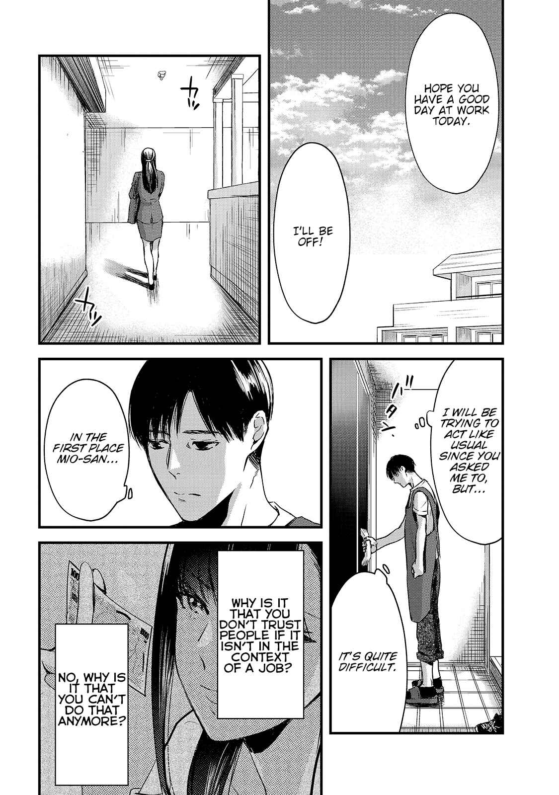 Page 28 Chapter 9 Tsuki 50-man Moratte mo Ikigai no nai Tonari no Onee-san ni 30-man de Yatowarete Okaeri tte Iu Oshigoto ga Tanoshii