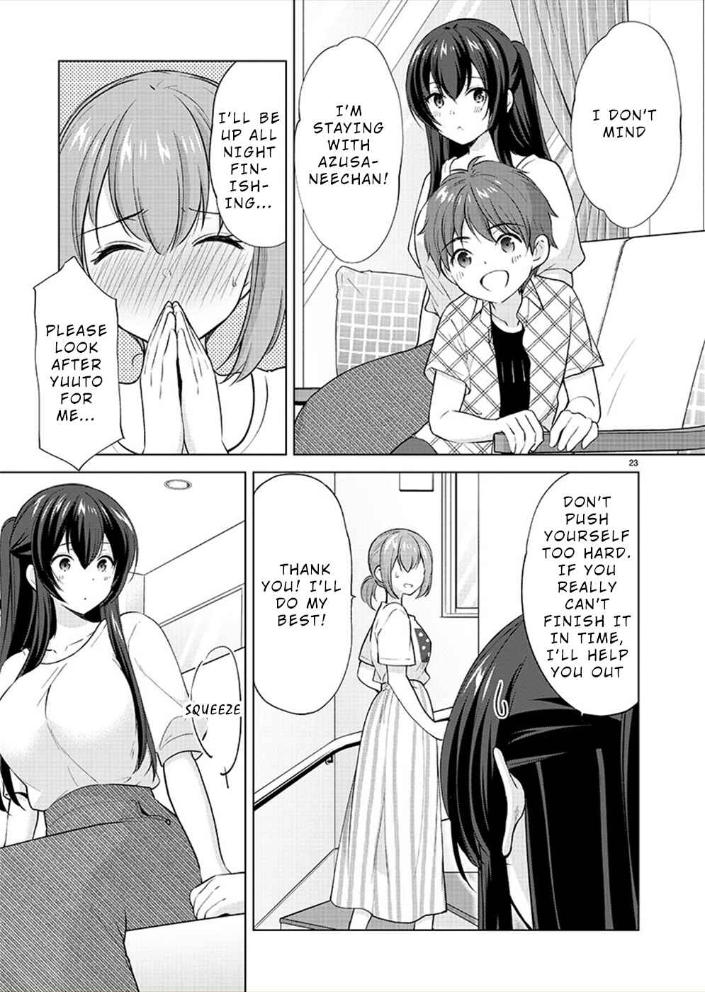 Page 23 Chapter 33 Yuutousei to Himitsu no Oshigoto