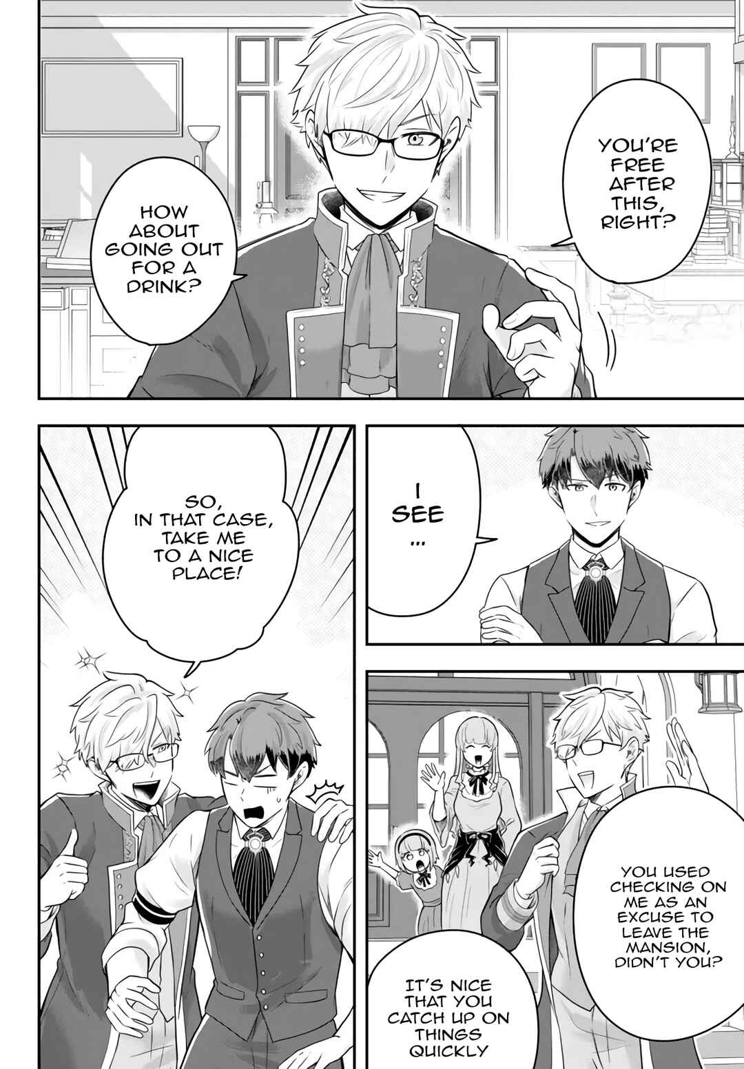 Page 9 Chapter 12.1 Dokushin Kizoku wa Isekai wo Ouka Suru ~Kekkon Shinai Otoko no Yuuga na Ohitori-sama Life~