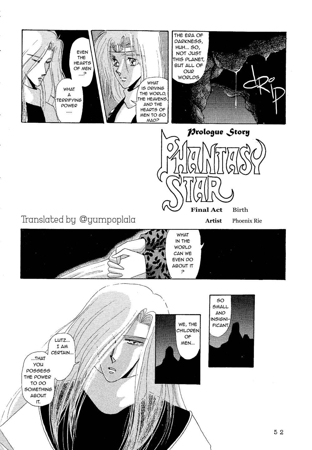 Page 1 Chapter 3 Phantasy Star: Prologue Story