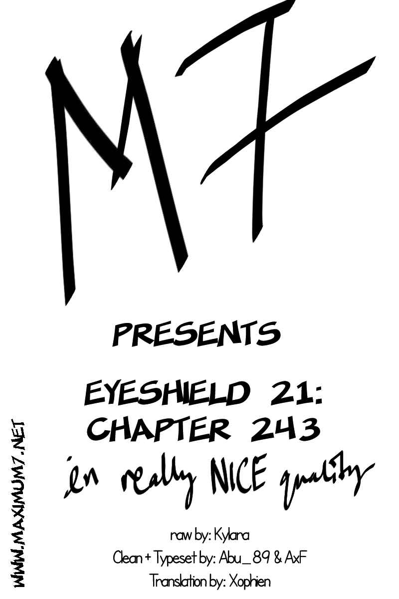 Page 19 Chapter 243 Eyeshield 21