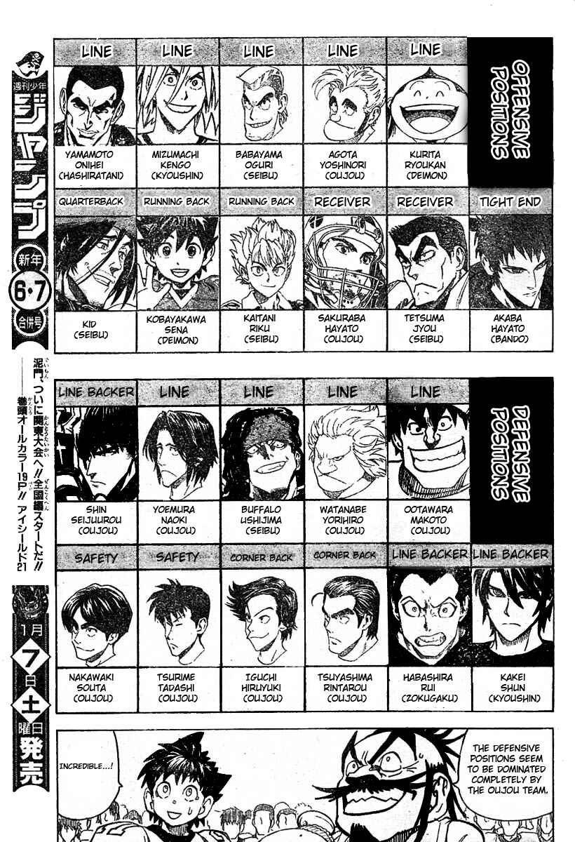 Page 13 Chapter 167 Eyeshield 21