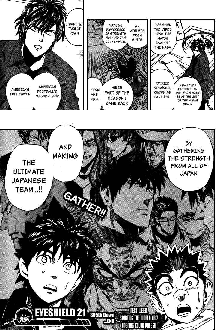 Page 20 Chapter 305 Eyeshield 21