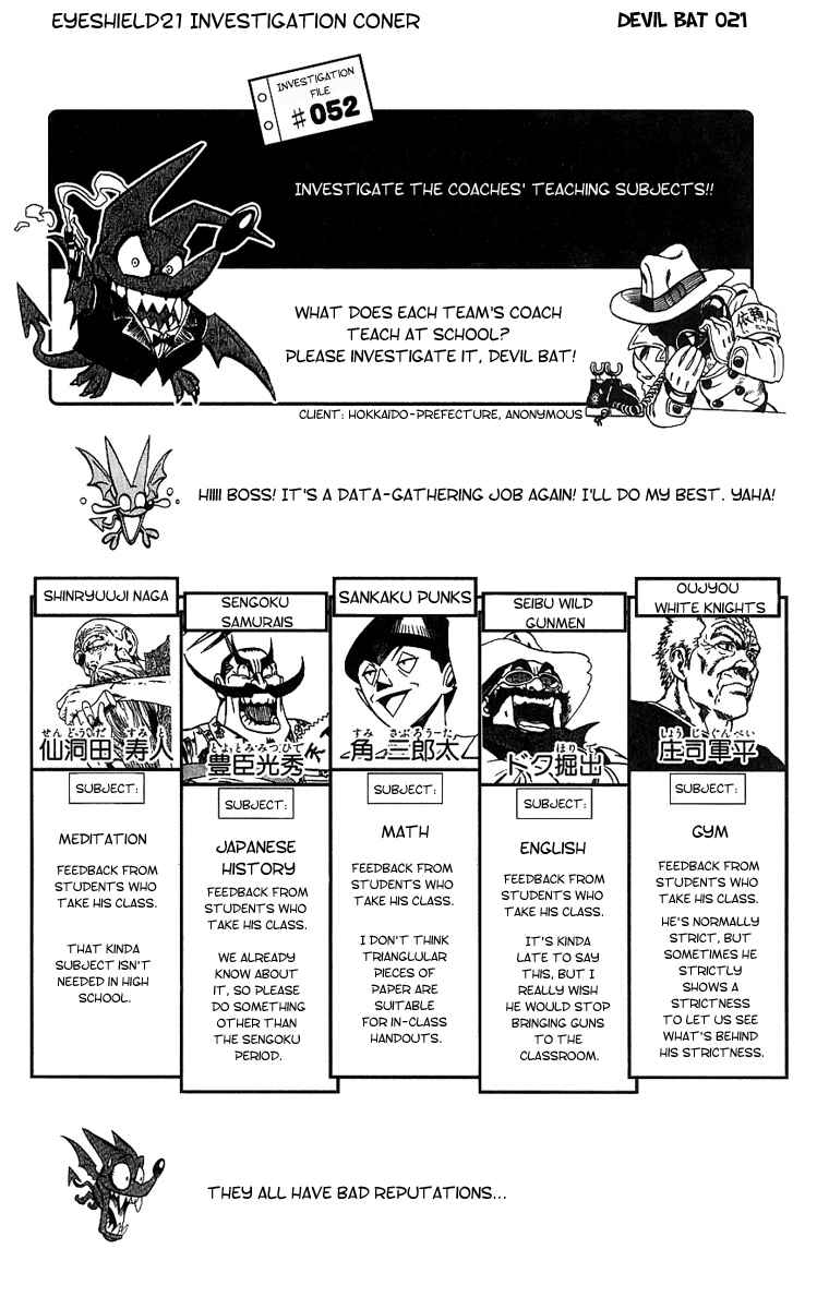Page 20 Chapter 146 Eyeshield 21