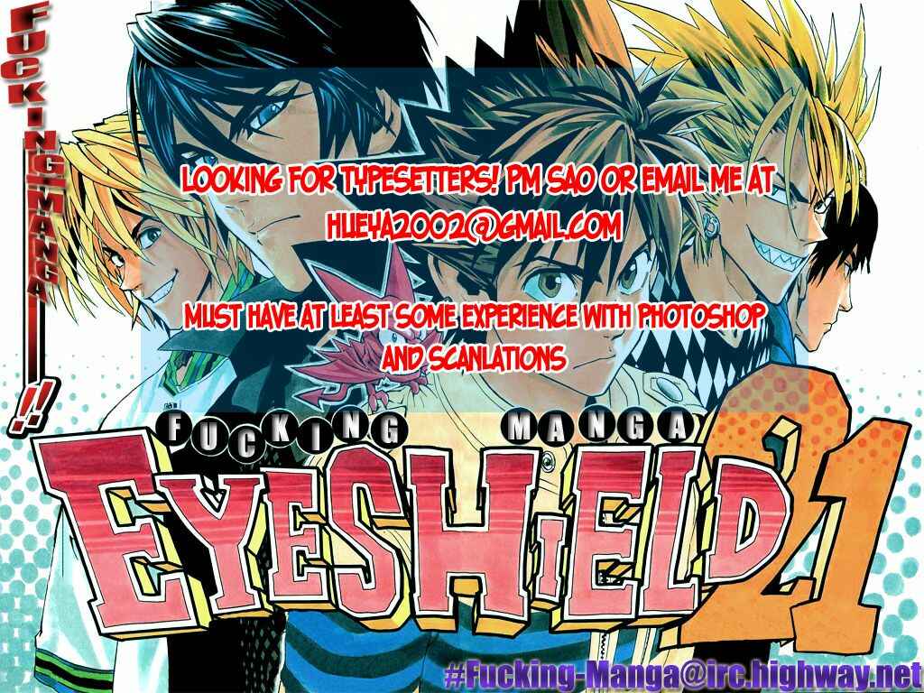 Page 1 Chapter 172 Eyeshield 21