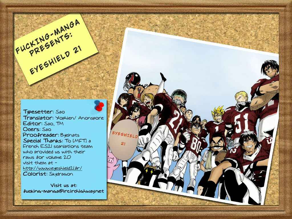 Page 1 Chapter 170 Eyeshield 21