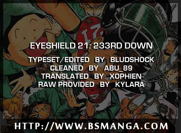 Page 1 Chapter 233 Eyeshield 21