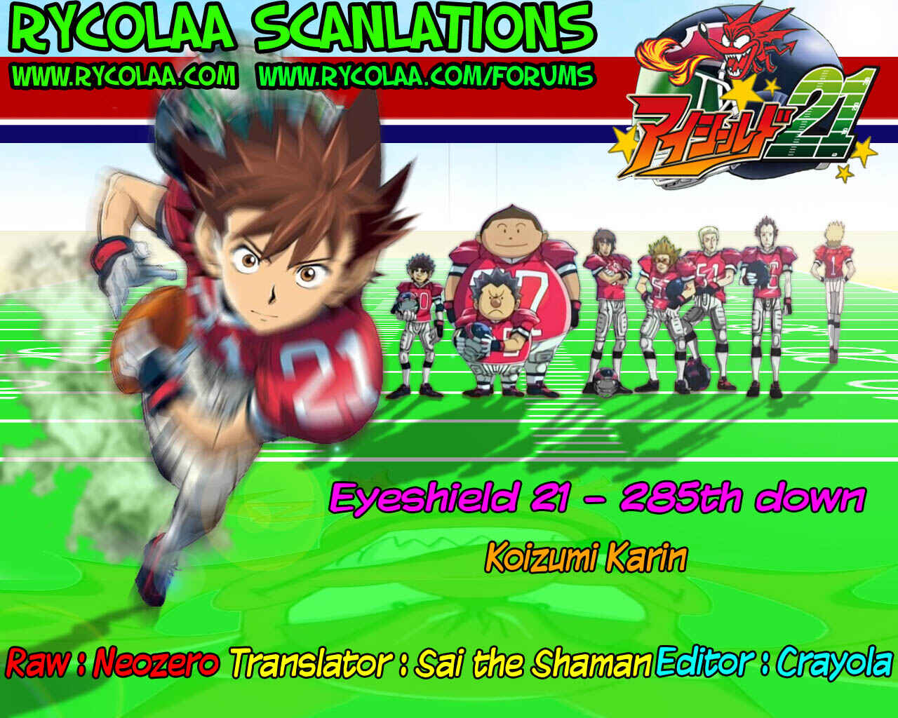 Page 20 Chapter 285 Eyeshield 21