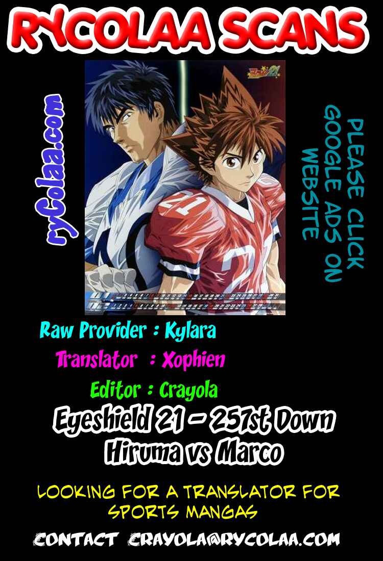 Page 18 Chapter 257 Eyeshield 21