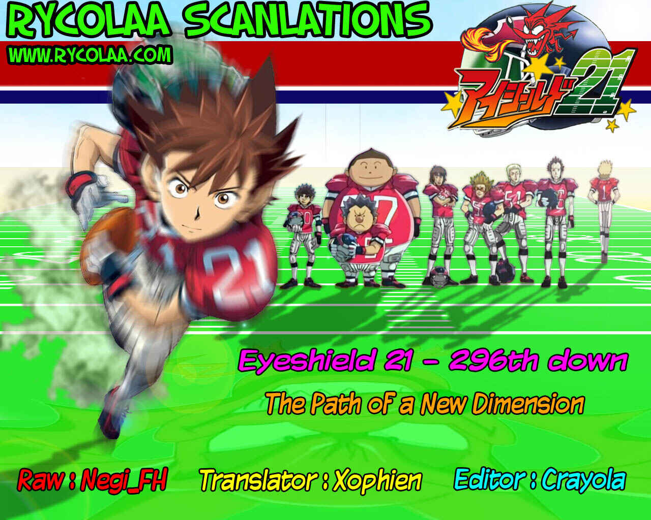 Page 1 Chapter 296 Eyeshield 21