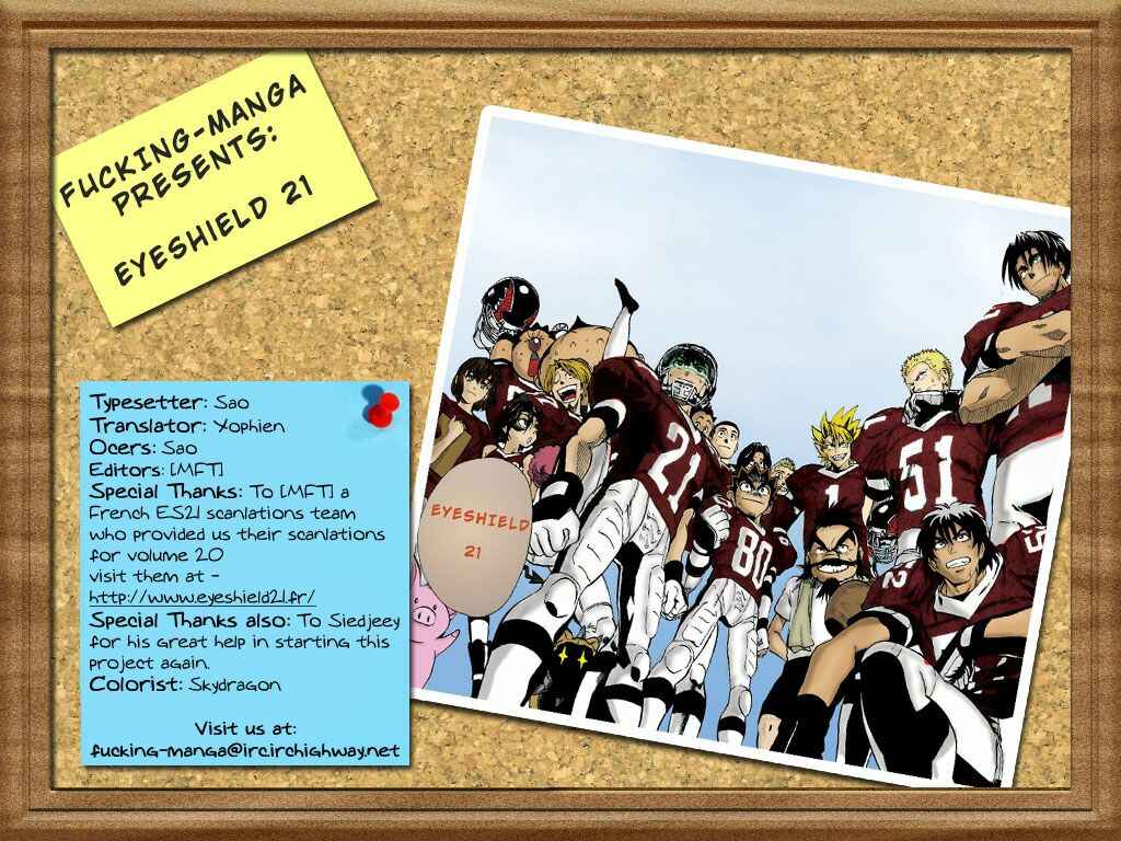 Page 1 Chapter 177 Eyeshield 21