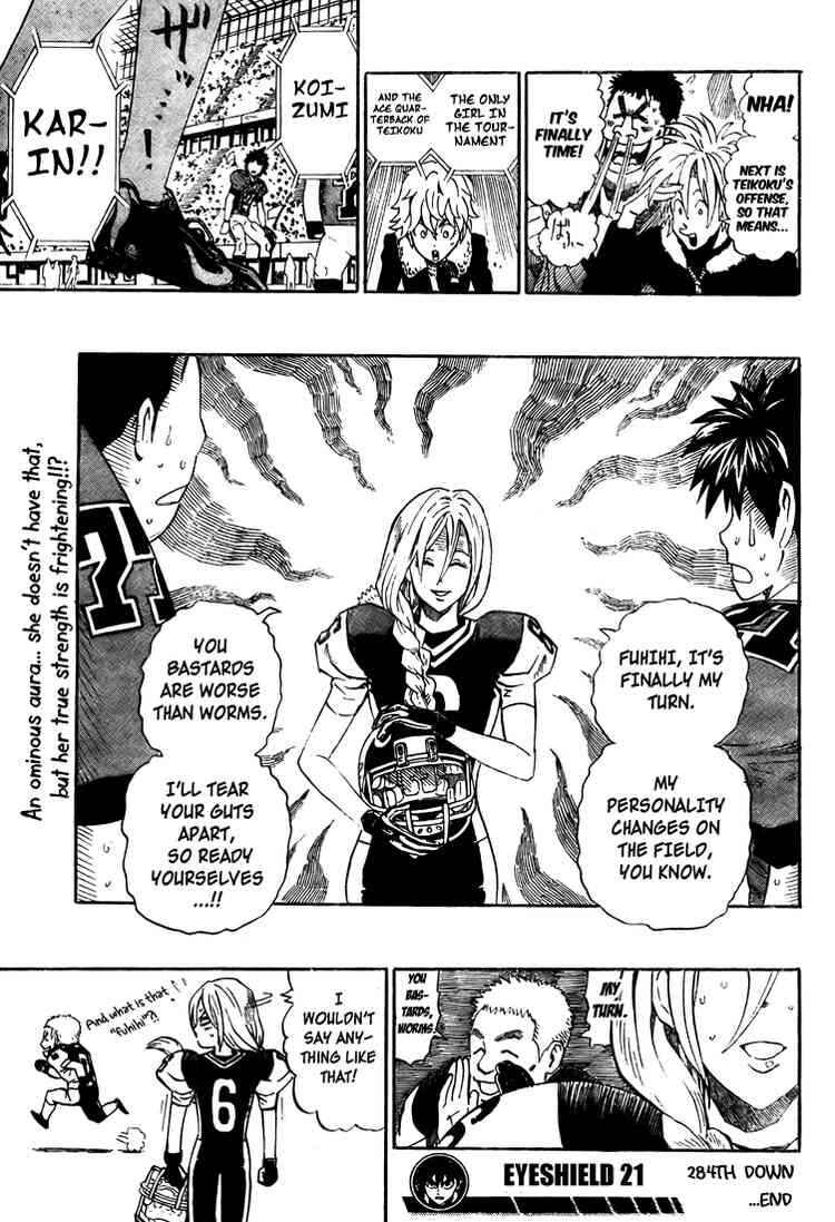 Page 18 Chapter 284 Eyeshield 21
