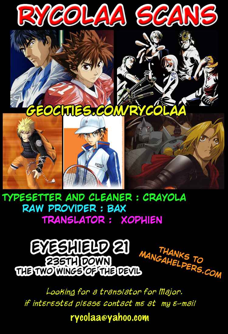 Page 1 Chapter 235 Eyeshield 21