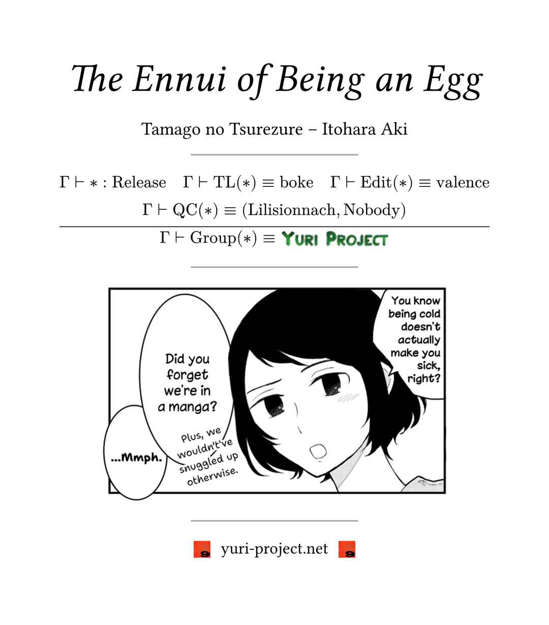 Page 59 Chapter Unknown_3fa0 Tamago no Tsurezure