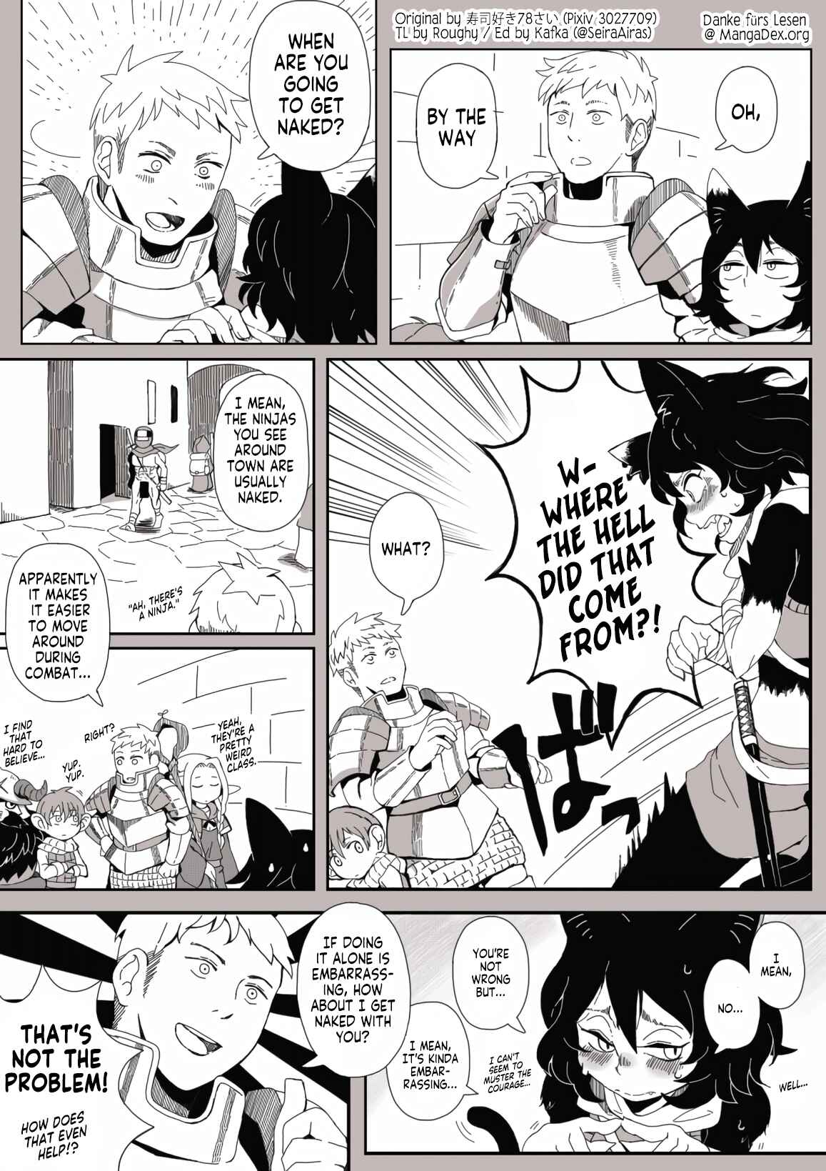 Page 1 Chapter Unknown_2f6c Dungeon Meshi - Cat Ninja (Doujinshi)
