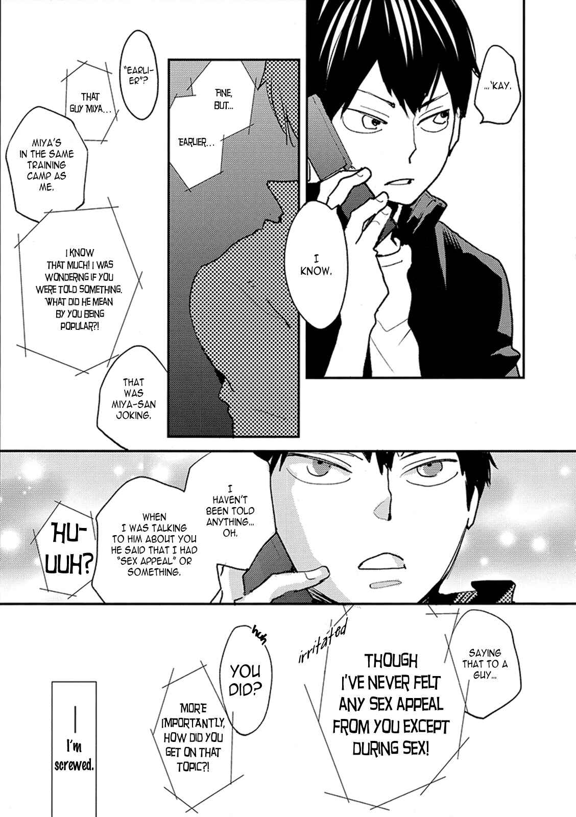 Page 11 Chapter Unknown_489c Haikyu!! - Utsuwa no Ookisa Shindansho (Doujinshi)