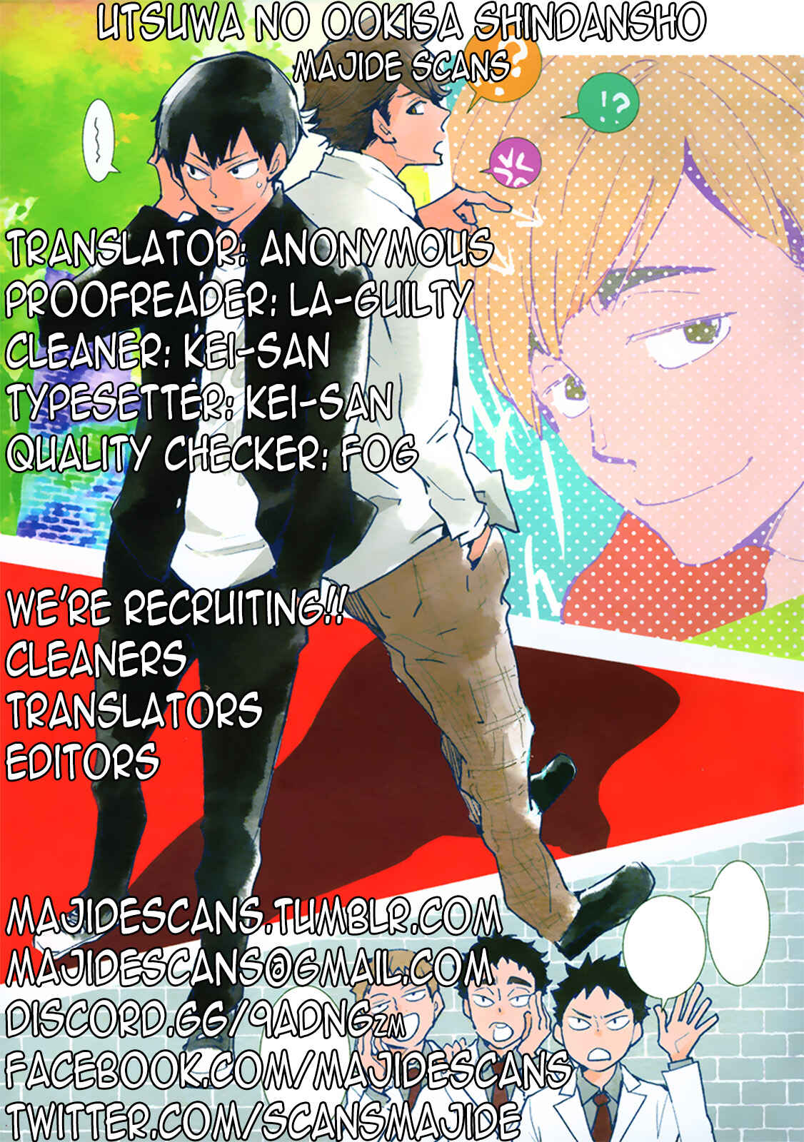Page 24 Chapter Unknown_489c Haikyu!! - Utsuwa no Ookisa Shindansho (Doujinshi)