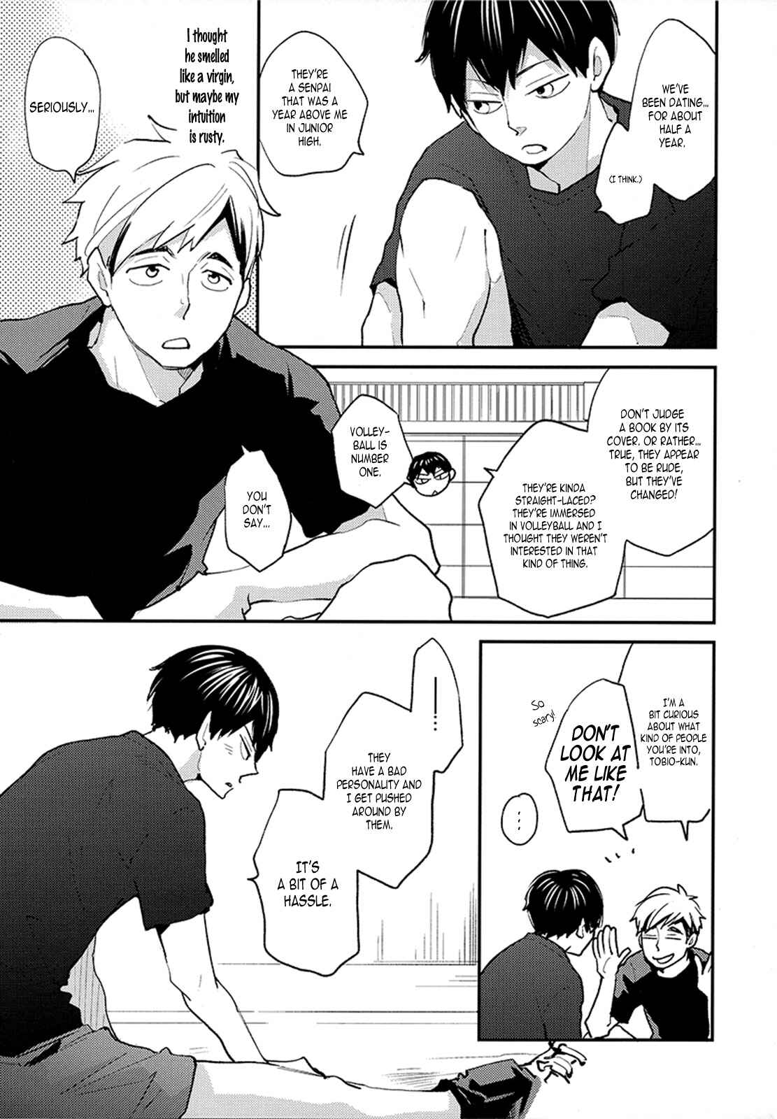 Page 5 Chapter Unknown_489c Haikyu!! - Utsuwa no Ookisa Shindansho (Doujinshi)