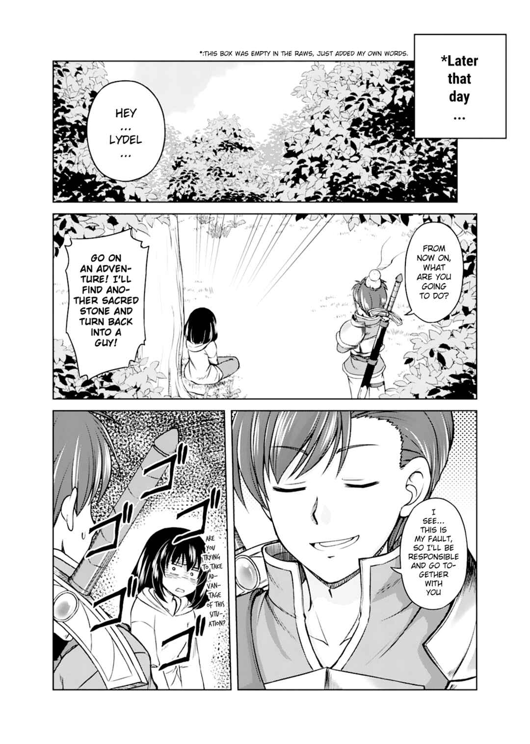 Page 21 Chapter 1 Dont Think That Ill Be Cute Forever! ~If You Make A Wish From The Sacred Stone, Youll Become The Worlds Strongest Beautiful Girl~