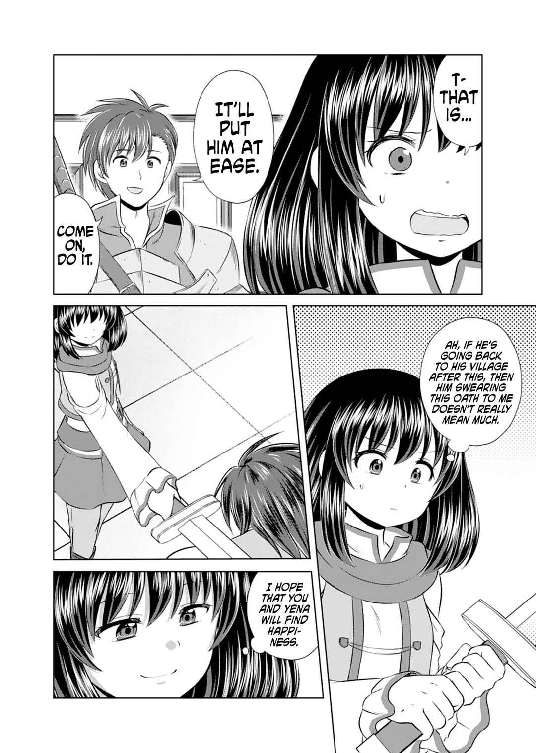 Page 28 Chapter 18 Dont Think That Ill Be Cute Forever! ~If You Make A Wish From The Sacred Stone, Youll Become The Worlds Strongest Beautiful Girl~