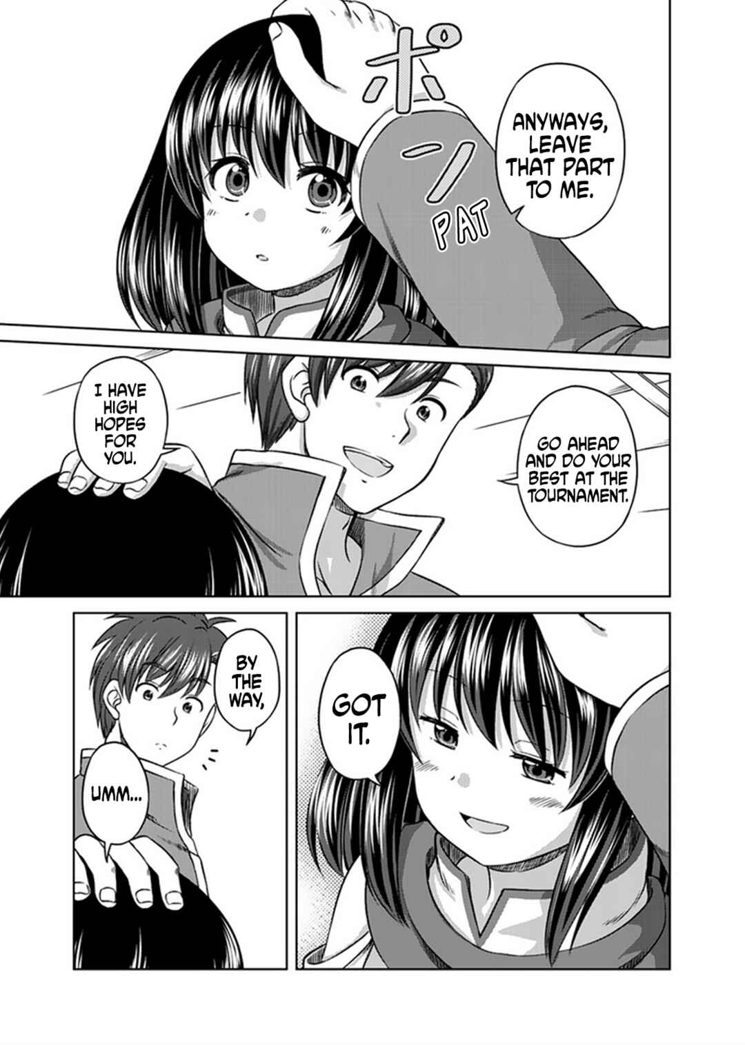 Page 14 Chapter 7 Dont Think That Ill Be Cute Forever! ~If You Make A Wish From The Sacred Stone, Youll Become The Worlds Strongest Beautiful Girl~