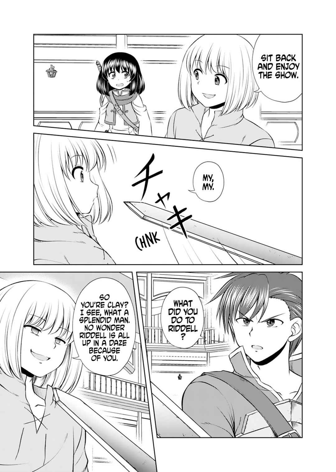 Page 1 Chapter 16 Dont Think That Ill Be Cute Forever! ~If You Make A Wish From The Sacred Stone, Youll Become The Worlds Strongest Beautiful Girl~