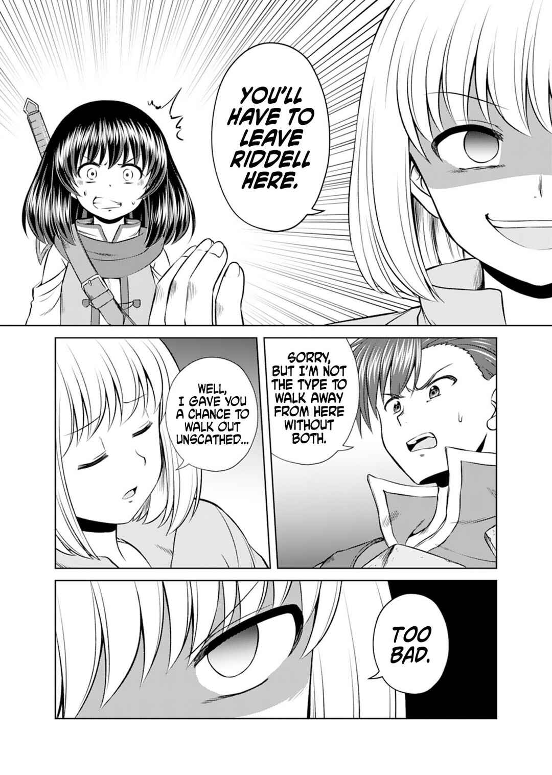 Page 4 Chapter 16 Dont Think That Ill Be Cute Forever! ~If You Make A Wish From The Sacred Stone, Youll Become The Worlds Strongest Beautiful Girl~