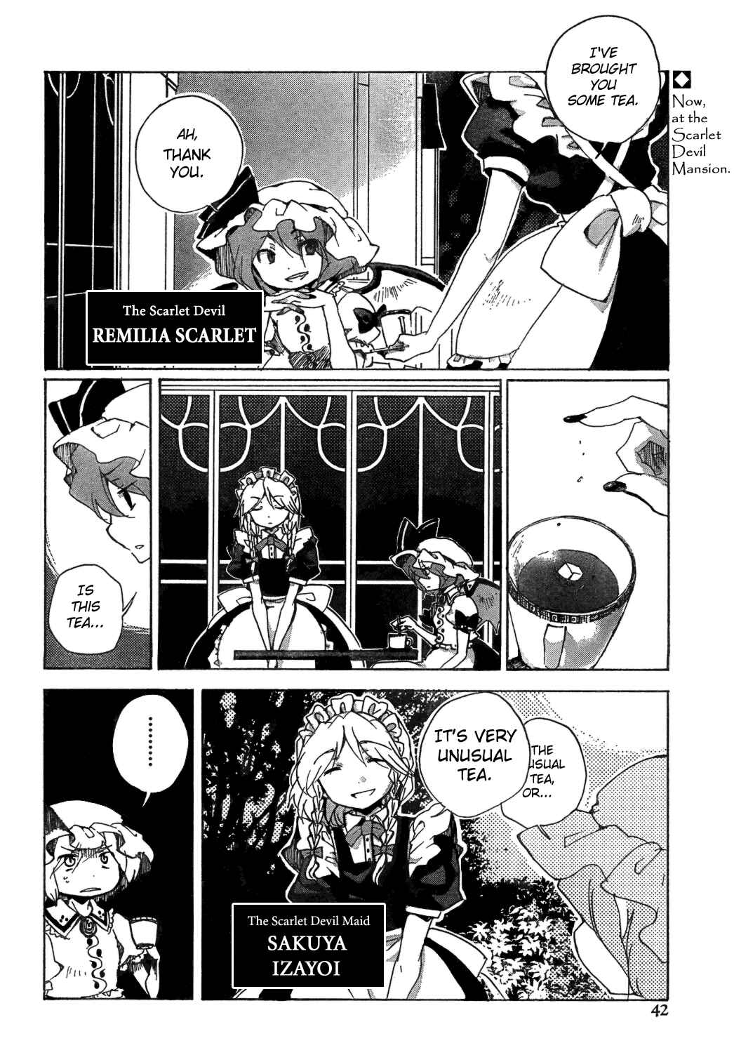 Page 4 Chapter 3 Touhou Bougetsushou ~ Silent Sinner in Blue.