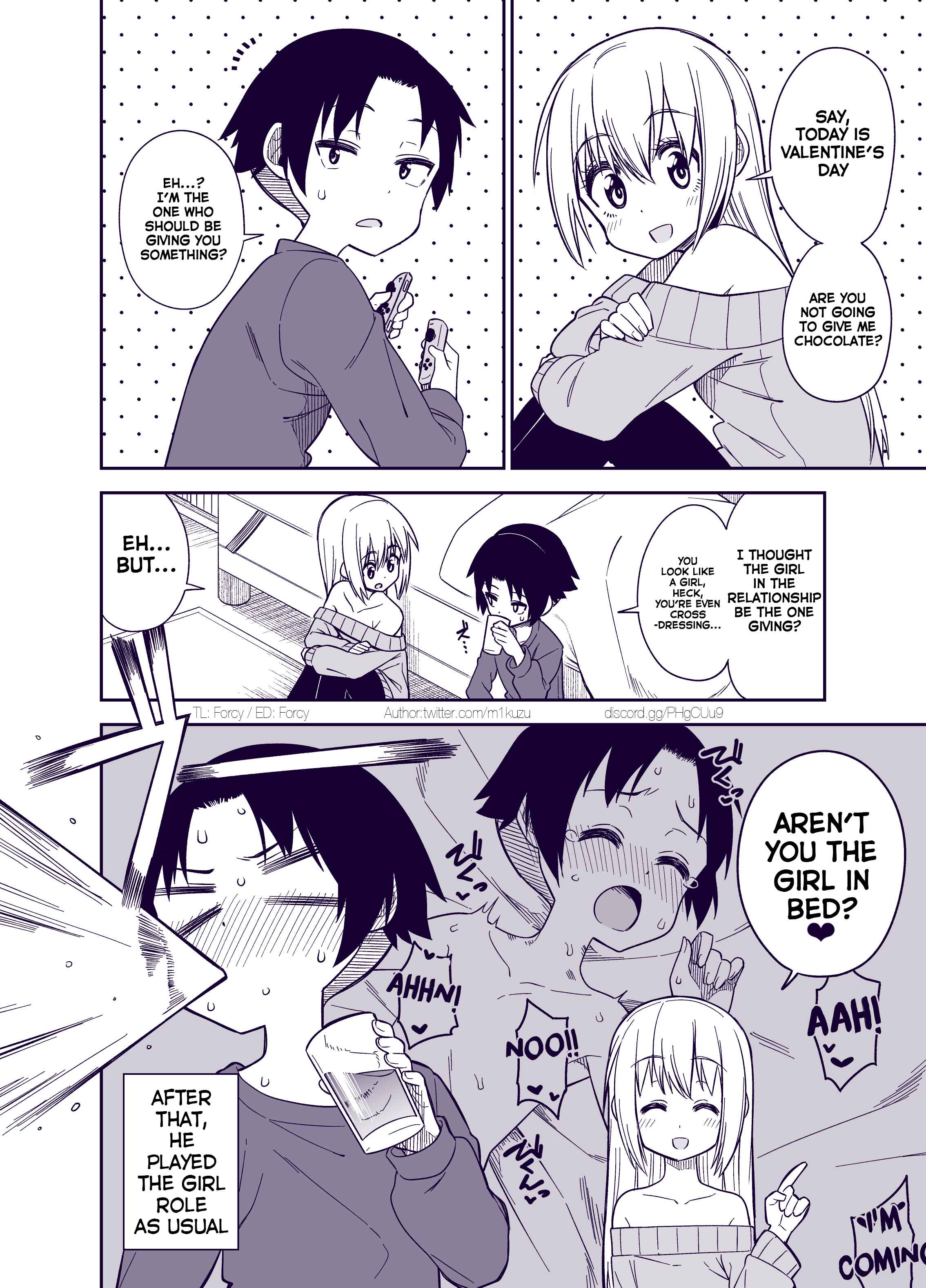 Page 1 Chapter Unknown_9e0e Crossdressing Boy and Valentines Day