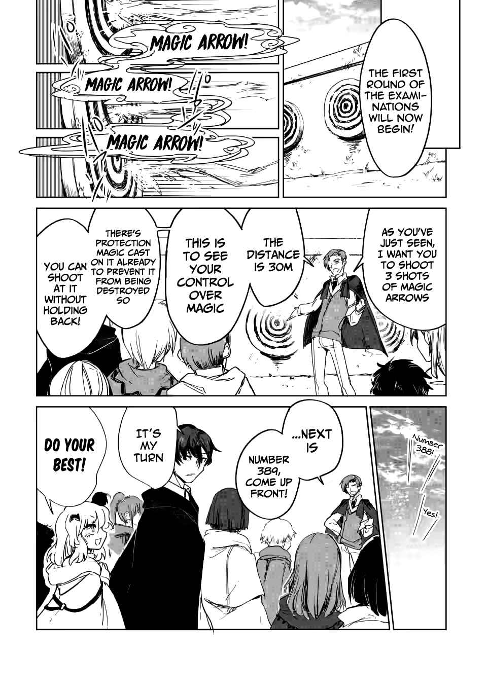 Page 4 Chapter 1.3 Shokyuu Majutsu Magic Arrow wo Kyokugen made Kitaetara