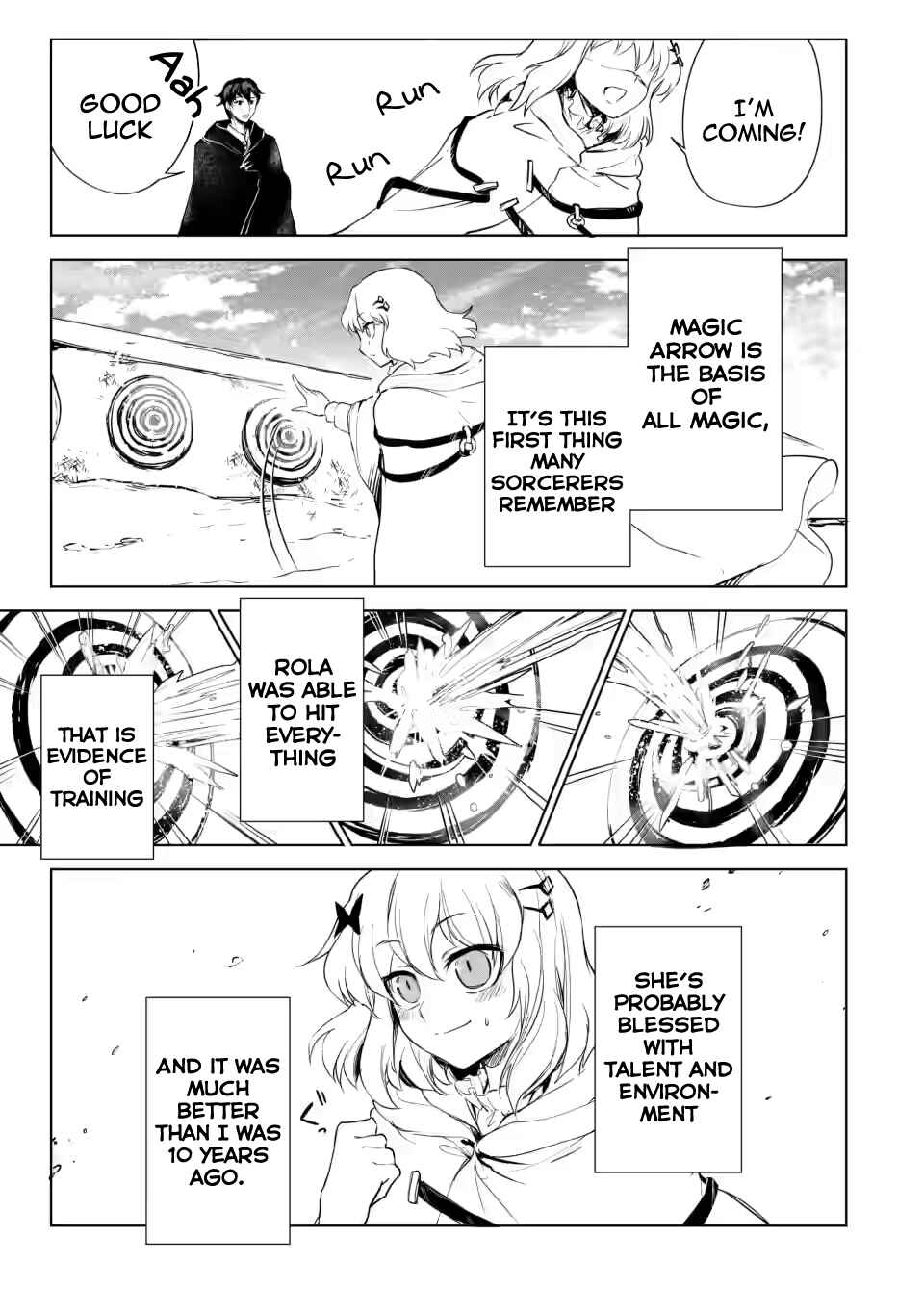 Page 10 Chapter 2.1 Shokyuu Majutsu Magic Arrow wo Kyokugen made Kitaetara