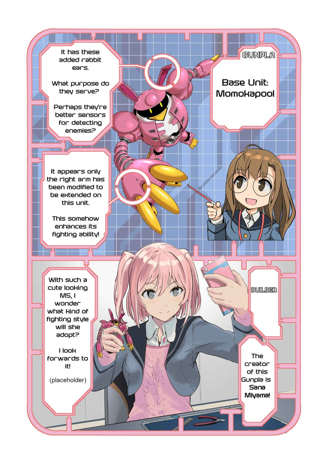 Page 3 Chapter 1 Gundam Breaker Mobile: Gunpla Club Activity Report!