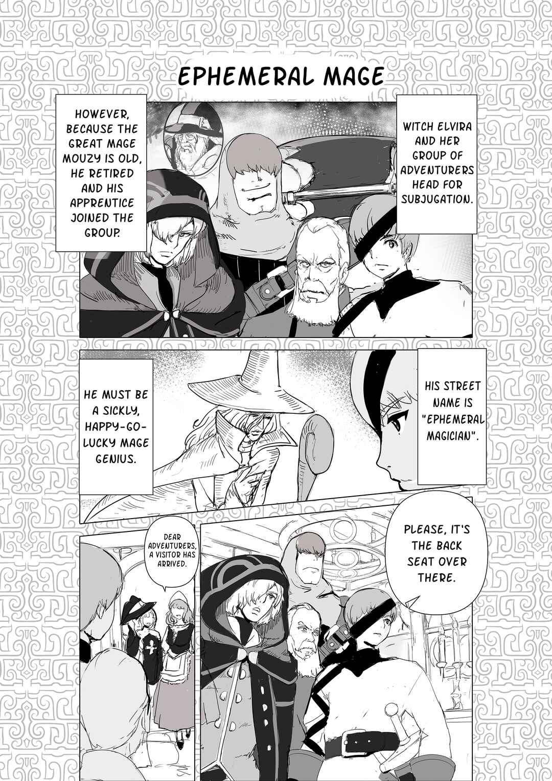 Page 1 Chapter 1 Ephemeral Mage