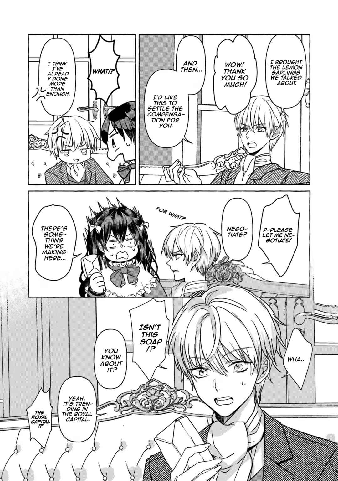 Page 28 Chapter 3 Tenseisaki ga Shoujo Manga no Shirobuta Reijou datta reBoooot!