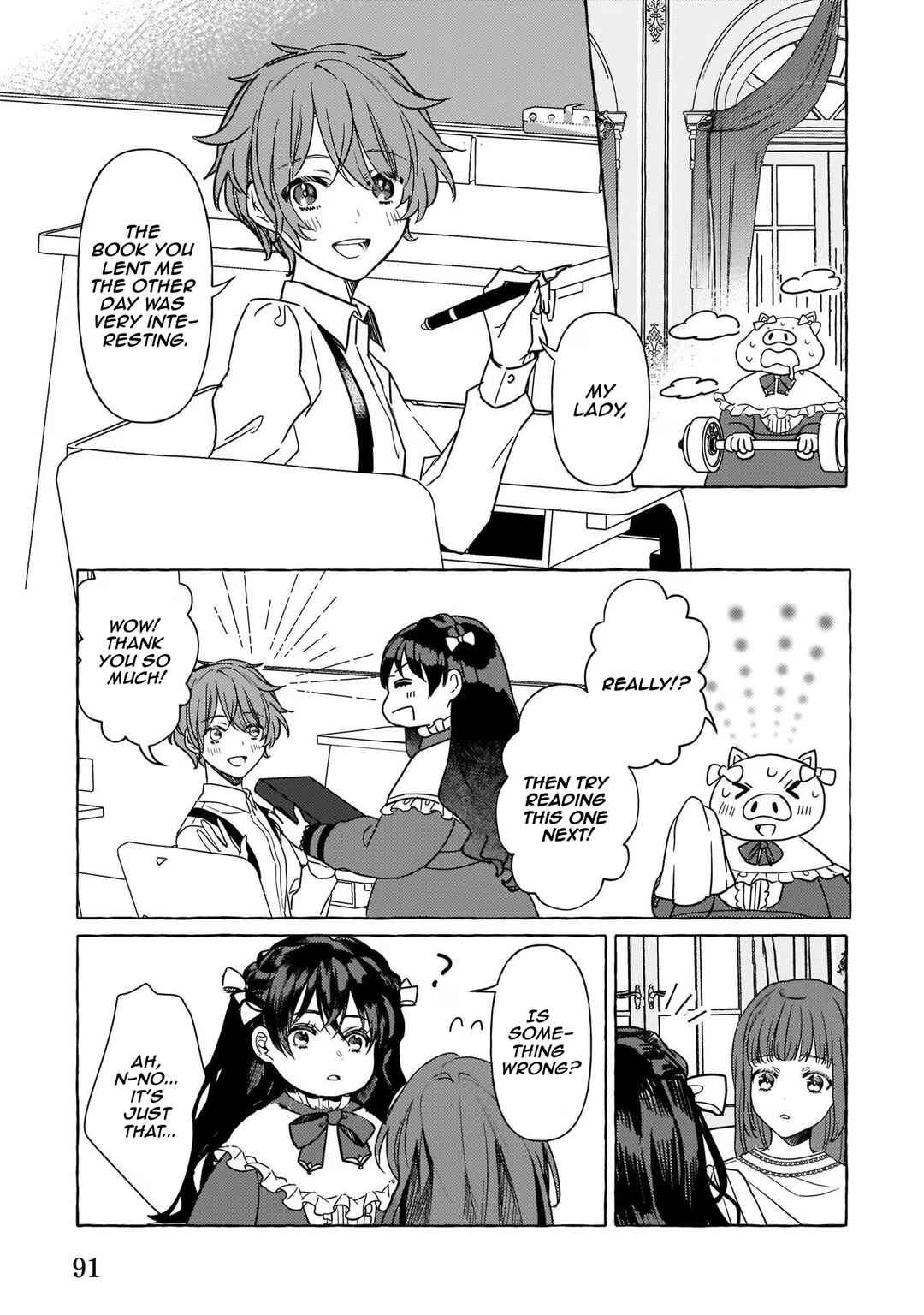 Page 8 Chapter 3 Tenseisaki ga Shoujo Manga no Shirobuta Reijou datta reBoooot!